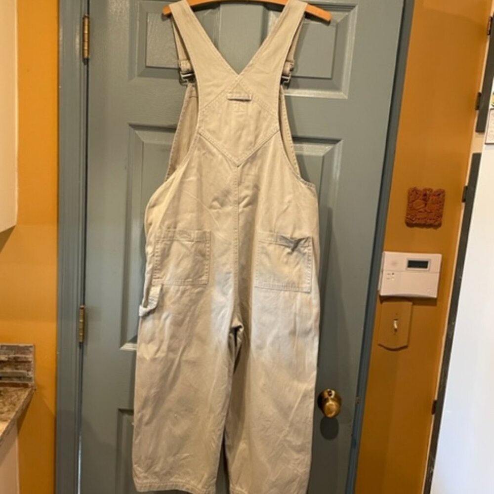 Rare vintage GAP light green bib overalls, worn once, M. circa 80s - Picture 2 of 5
